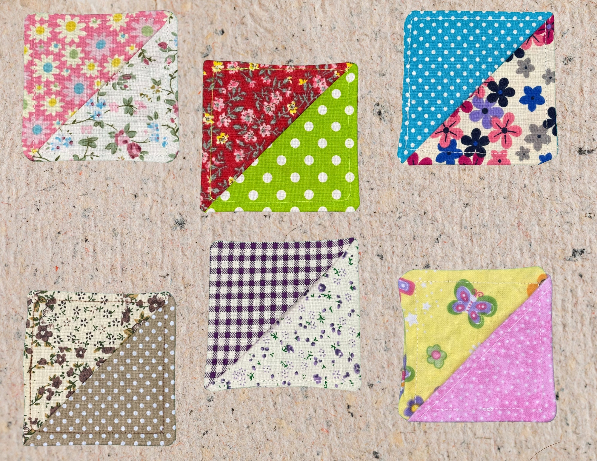 Handmade Fabric Corner Bookmarks – Custom & Team Prints Available