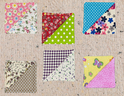 Handmade Fabric Corner Bookmarks – Custom & Team Prints Available