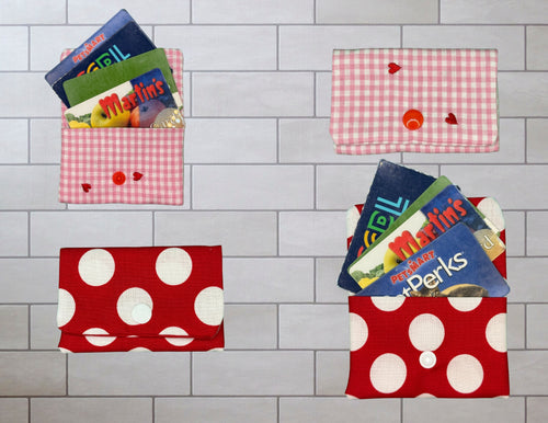 Handmade Fabric Gift Card Pouch – Reusable Card & Cash Holder