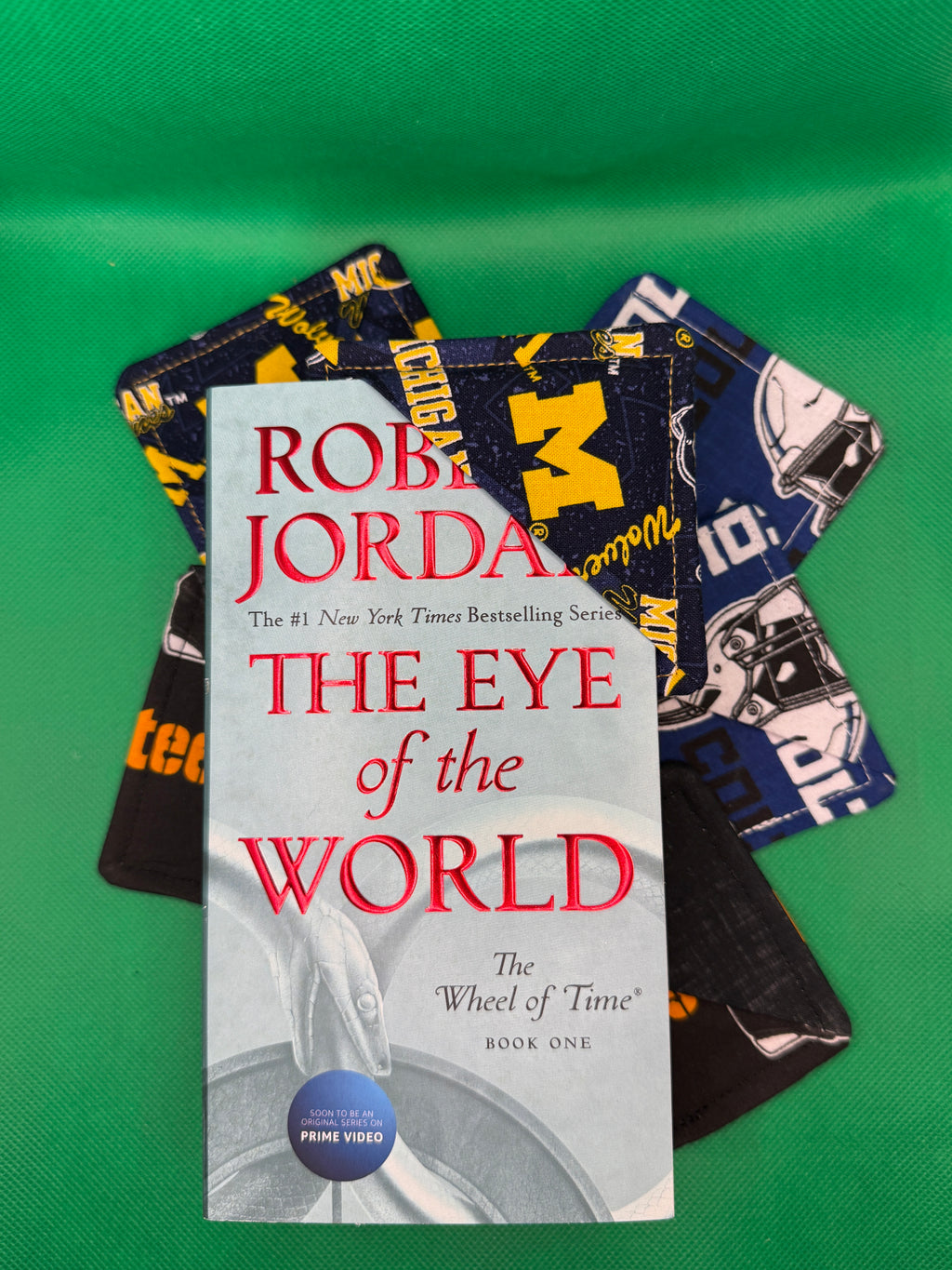 Handmade Fabric Corner Bookmarks – Custom & Team Prints Available